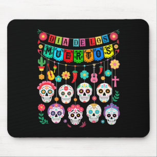 Tapis De Souris Hommes Mexique Dia De Los Muertos Drôle Jour De