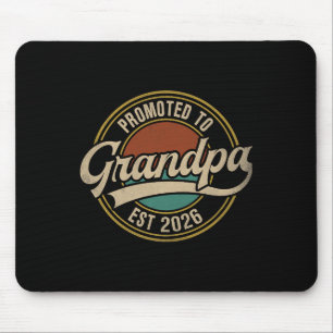 Tapis De Souris Hommes Promus À Grand-Père 2026 Nouveau Grand-Père