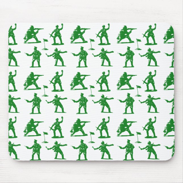 Tapis De Souris Hommes verts d'armée (Devant)