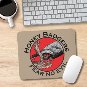 Tapis De Souris Honey Badey Badass ne crains pas mal drôle Badass