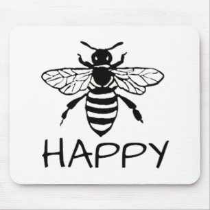 Tapis De Souris Honey Bee/ Be Happy