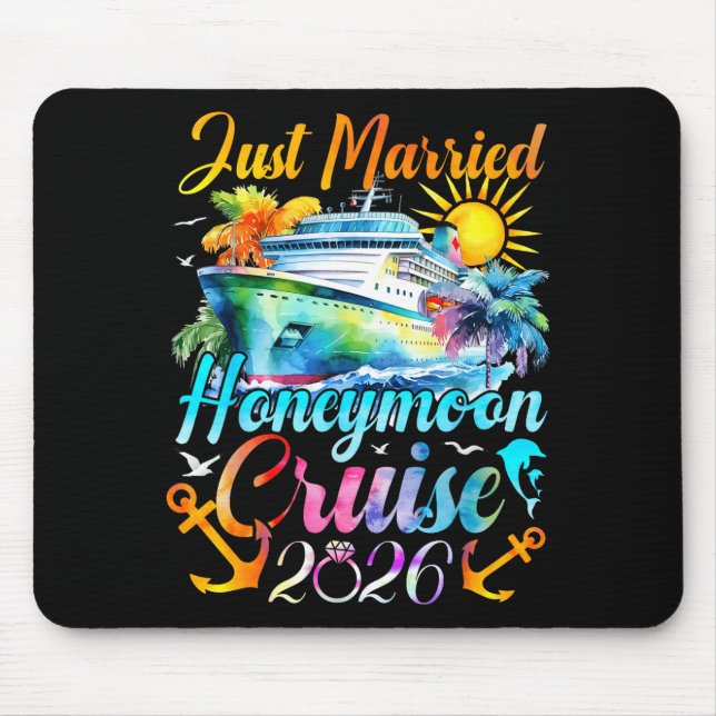 Tapis De Souris Honeymoon Cruise For Matching Couples 2026 Just Ma (Devant)