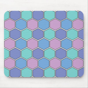 Tapis De Souris Honeypeb Motif Pastels