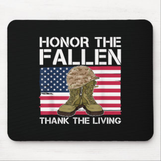 Tapis De Souris Honneur Le Fallen Merci Le Drapeau Living Us