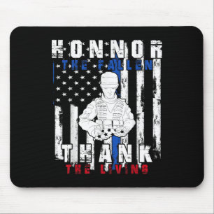 Tapis De Souris Honneur Le Fallen Merci Le Drapeau Living Us