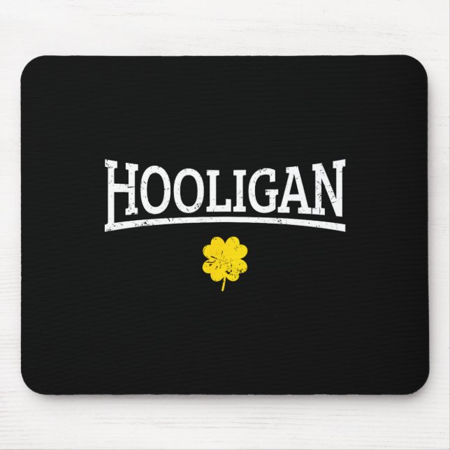 Tapis De Souris Hooligan Irish St. Patricks Day  (Devant)