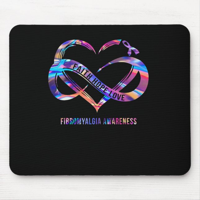 Tapis De Souris Hope Love Fibromyalgia Awareness 2 (Devant)