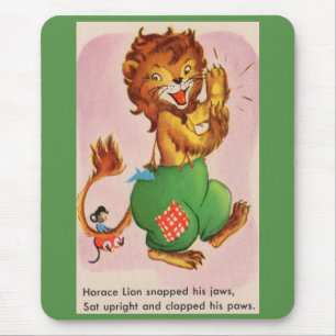 Tapis De Souris Horace le lion et l'ami