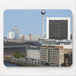 Tapis De Souris Horizon de Berlin, Allemagne