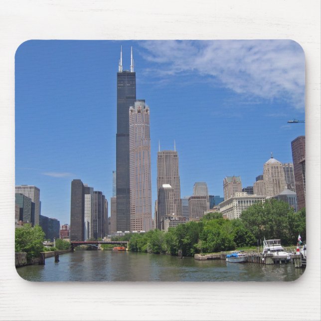Tapis De Souris Horizon de Chicago (Devant)