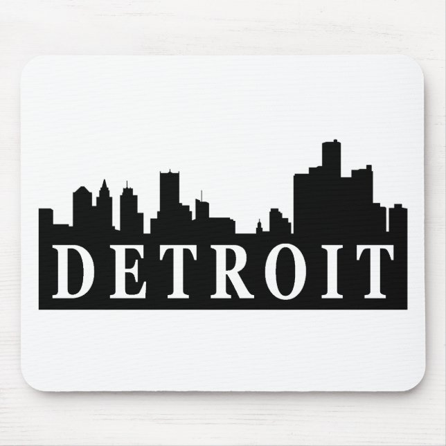 Tapis De Souris Horizon de Detroit (Devant)