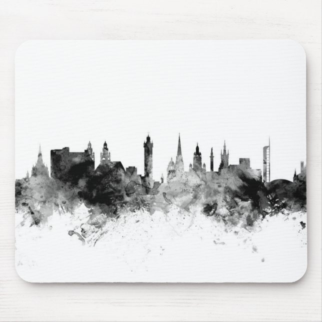 Tapis De Souris Horizon de Glasgow Ecosse (Devant)