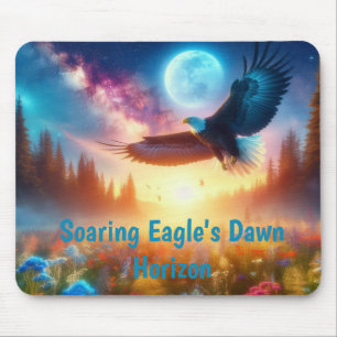 Tapis De Souris Horizon de l'aube de l'aigle