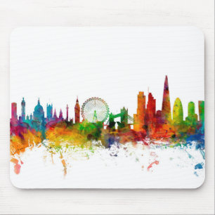 Tapis De Souris Horizon de Londres Angleterre