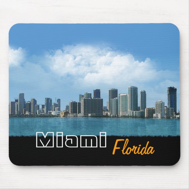 Tapis De Souris Horizon de Miami (Devant)