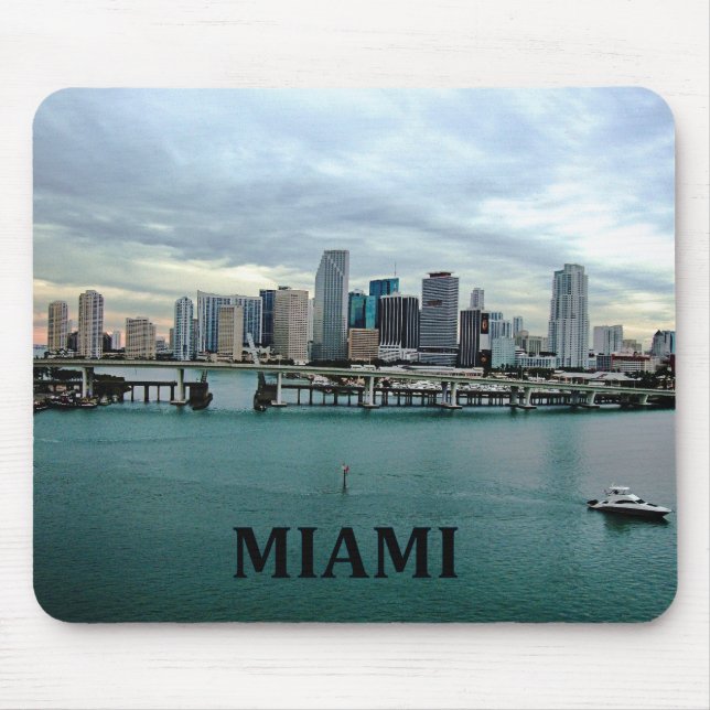 Tapis De Souris Horizon de Miami la Floride (Devant)