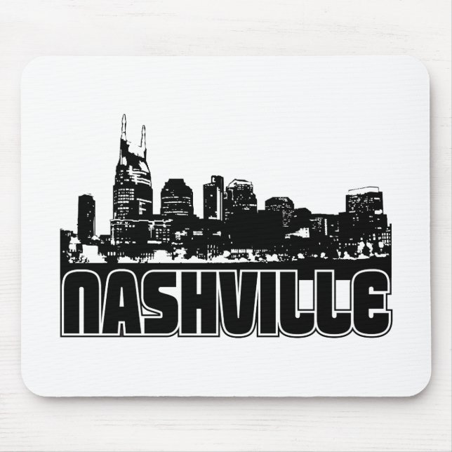 Tapis De Souris Horizon de Nashville (Devant)