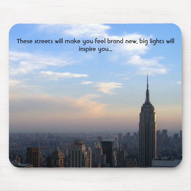 Tapis De Souris Horizon de New York (Devant)