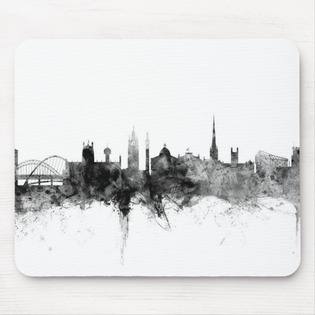 Tapis De Souris Horizon de Newcastle Angleterre (Devant)