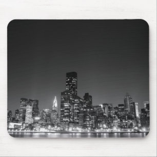 Tapis De Souris Horizon de nuit de New York