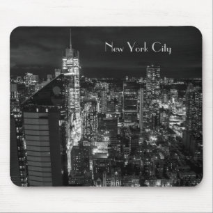 Tapis De Souris Horizon de nuit de New York City Manhattan