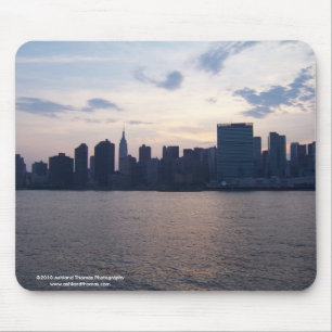 Tapis De Souris Horizon de NYC sur l'East River Mousepad