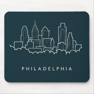 Tapis De Souris Horizon de Philadelphie Pennsylvanie