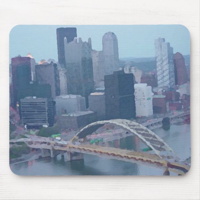 Tapis De Souris Horizon de Pittsburgh (Devant)