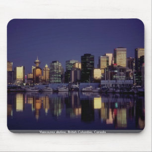 Tapis De Souris Horizon de Vancouver, Colombie-Britannique, Canada
