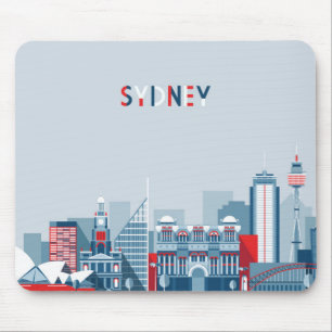 Tapis De Souris Horizon de ville de Sydney Australie