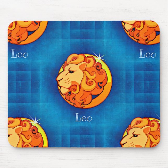 Tapis De Souris horoscope leo (Devant)