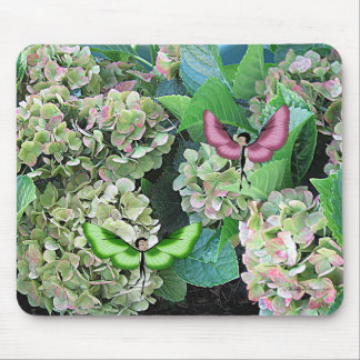 Tapis De Souris Hortensia et Butterfairies