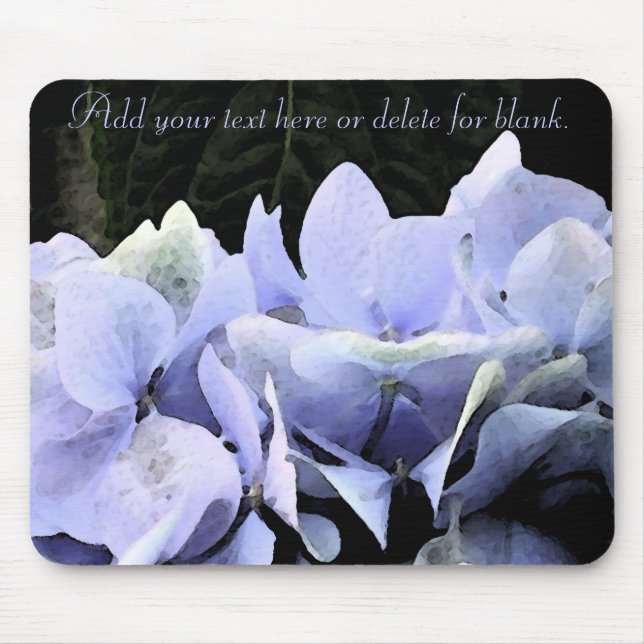 Tapis De Souris Hortensia Mousepads d'aquarelle (Devant)