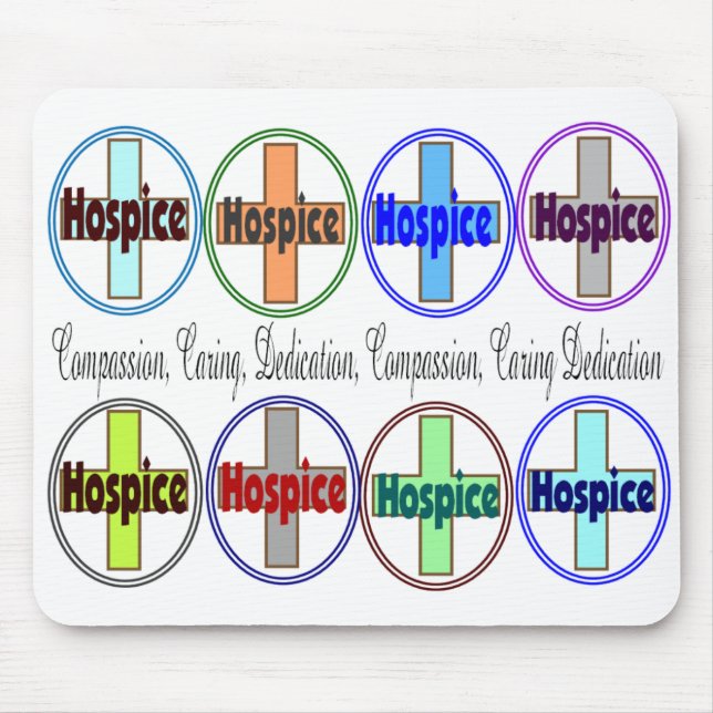 Tapis De Souris Hospice Mousepad--Couleurs uniques et lumineuses (Devant)