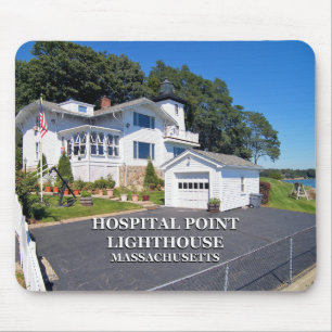 Tapis De Souris Hospital Point Lighthouse, Massachusetts