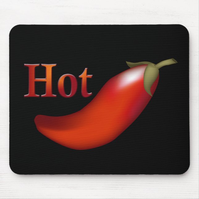 Tapis De Souris Hot Chili Pepper Mousepad (Devant)