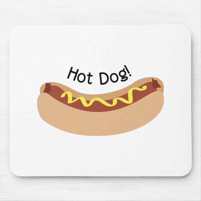 Tapis De Souris Hot-dog ! (Devant)