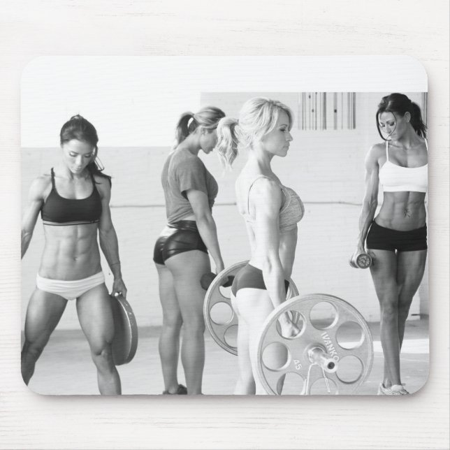 Tapis De Souris Hot Femme Fitness Girls (Devant)
