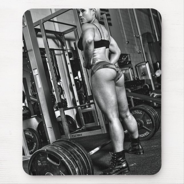 Tapis De Souris Hot Femme Fitness Girls (Devant)