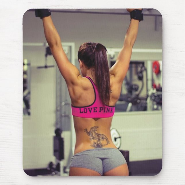Tapis De Souris Hot Femme Fitness Girls (Devant)