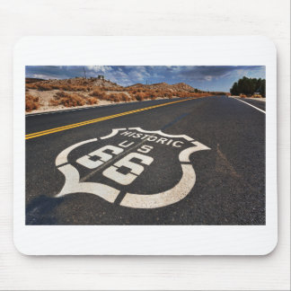 Tapis De Souris hot rod de voyage des Etats-Unis de panneau
