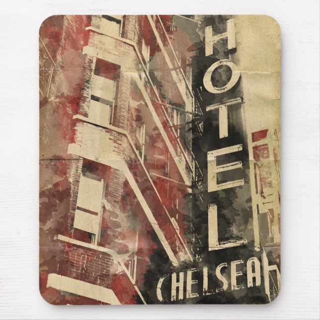 Tapis De Souris Hotel Chelsea New York City Mousepad (Devant)