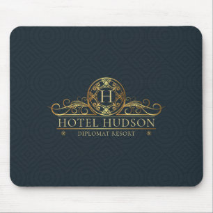 Tapis De Souris Hôtel Resort Branding Luxury Monogrammed