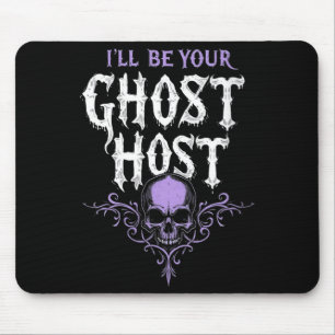 Tapis De Souris Hôtesse fantôme paranormale gothique effrayante po