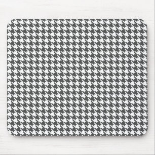 Tapis De Souris Houndstooth moderne au charbon de bois à Emporiomo