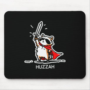 Tapis De Souris Hourra Raton Chevalier Citation de Mème d'Épée Drô