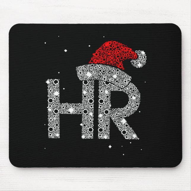 Tapis De Souris Hr Human Resource Jobs - Funny Christmas Gift  (Devant)