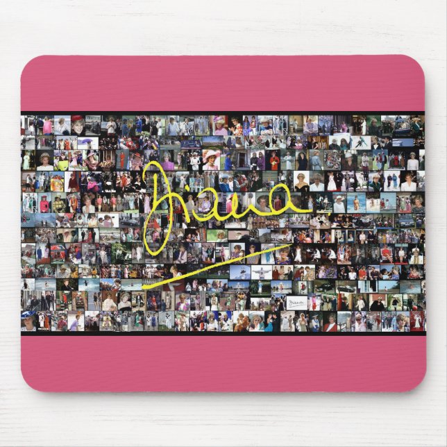 Tapis De Souris HRH Princess Diana - Toutes les photos ! (Devant)