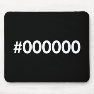 Tapis De Souris HTML RVB noir