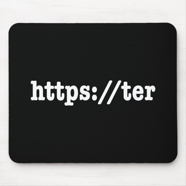 Tapis De Souris https://ter / code html (Devant)